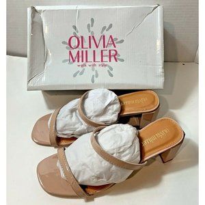 Olivia Miller Woman's Nude Strappy Heel Size 10 New In Box